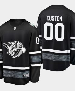 Custom Nashville Predators 2019 All-star Black Jersey