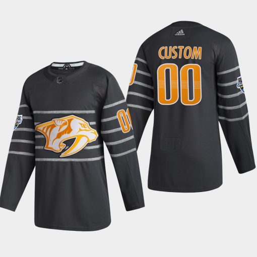 Custom Nashville Predators 2020 All-star Game Gray Jersey