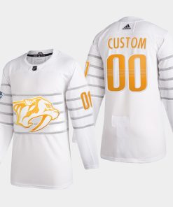 Custom Nashville Predators 2020 All-star Game White Jersey