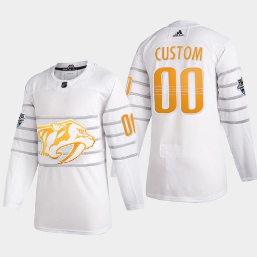 Custom Nashville Predators 2020 All-star Game White Jersey