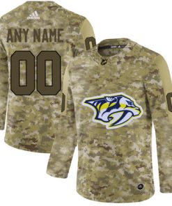 Custom Nashville Predators Camo Jersey