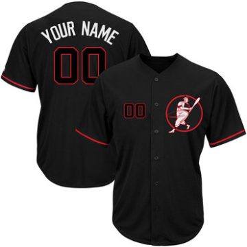 Custom Nationals Black Cool Base New Design Jersey