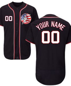 Custom Nationals Black Flexbase New Design Jersey
