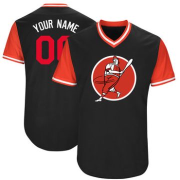 Custom Nationals Black Throwback New Design Jersey