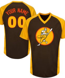Custom Nationals Brown New Design Jersey