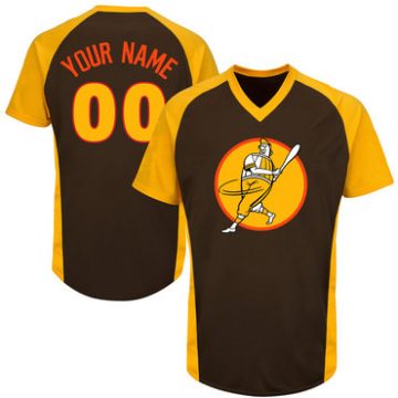 Custom Nationals Brown New Design Jersey