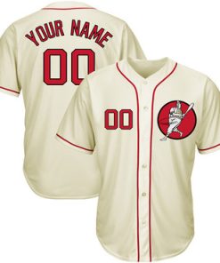 Custom Nationals Cream Cool Base New Design Jersey
