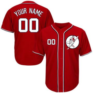 Custom Nationals Red Cool Base New Design Jersey