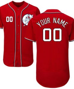 Custom Nationals Red Flexbase New Design Jersey