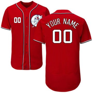 Custom Nationals Red Flexbase New Design Jersey
