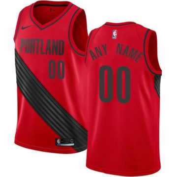 Custom Portland Trail Blazers Statement Edition Alternate Red Jersey