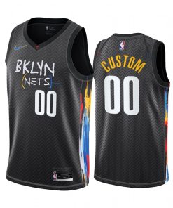 Custom Nets Black Swingman 2020 21 City Edition Jersey