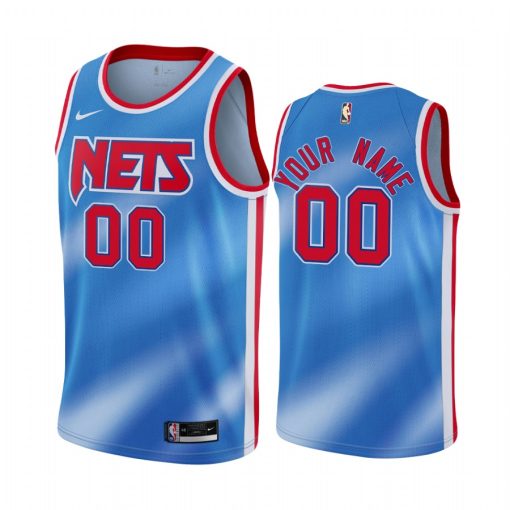 Custom Nets Blue Swingman Classic Edition Jersey