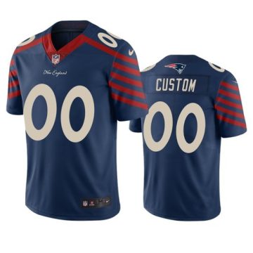 Custom New England Patriots Navy Vapor Limited City Edition Jersey