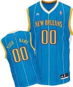 Custom New Orleans Hornets Blue Jersey
