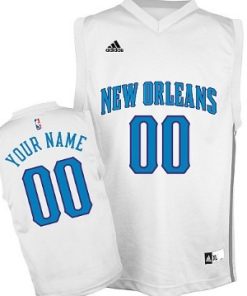 Custom New Orleans Hornets White Jersey