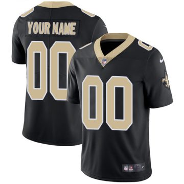 Custom New Orleans Saints Black Vapor Untouchable Player Limited Jersey