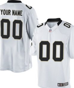 Custom New Orleans Saints White Limited Jersey