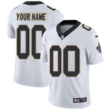 Custom New Orleans Saints White Vapor Untouchable Player Limited Jersey