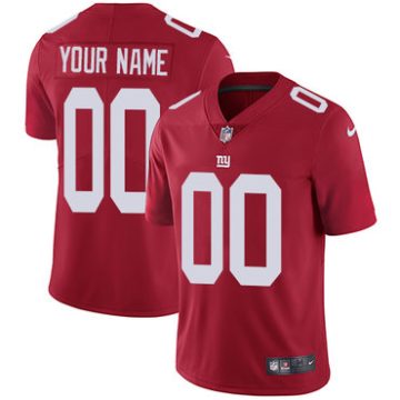 Custom New York Giants Alternate Red Vapor Untouchable Limited Jersey