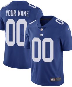 Custom New York Giants Home Royal Blue Vapor Untouchable Limited Jersey