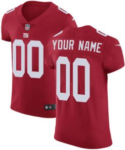 Custom New York Giants Red Alternate Vapor Untouchable Elite Jersey