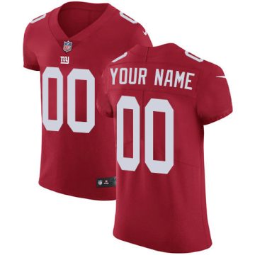 Custom New York Giants Red Alternate Vapor Untouchable Elite Jersey