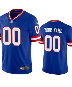 Custom New York Giants Royal Vapor Untouchable Classic Retired Player Stitched Jersey