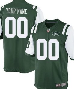 Custom New York Jets Green Limited Jersey