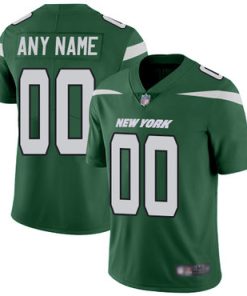 Custom New York Jets Home Green Vapor Untouchable Football Limited Jersey