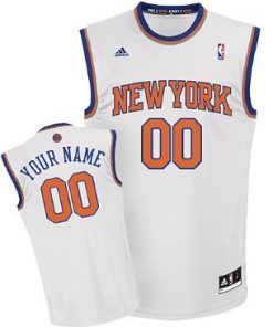 Custom New York Knicks White Jersey
