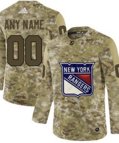 Custom New York Rangers Camo Jersey