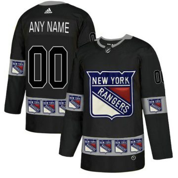 Custom New York Rangers Team Logos Fashion Jersey