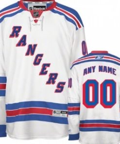 Custom New York Rangers White Jersey