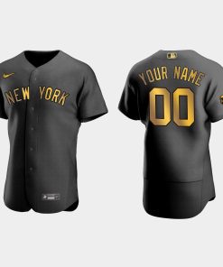 Custom New York Yankees 2022 All-star Game Jersey Black
