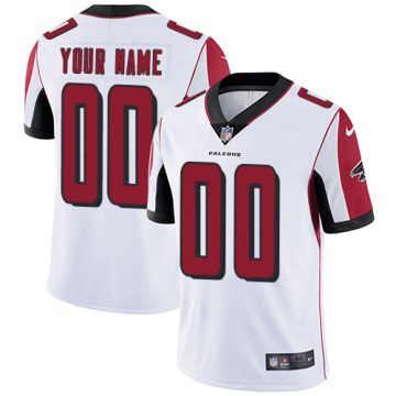 Custom Football Atlanta Falcons Road White Vapor Untouchable Limited Jersey