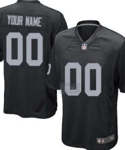 Custom Oakland Raiders Black Limited Jersey