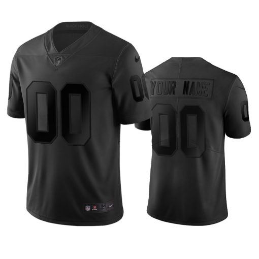 Custom Oakland Raiders Black Vapor Limited City Edition Football Jersey