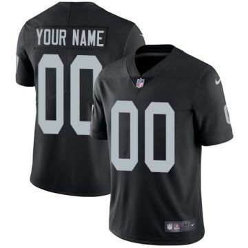 Custom Oakland Raiders Home Black Vapor Untouchable Limited Football Jersey