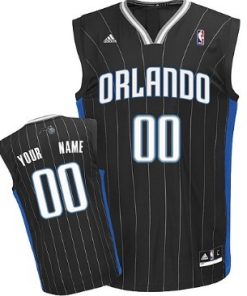 Custom Orlando Magic Black Jersey