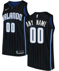 Custom Orlando Magic Swingman Black Alternate Statement Edition Jersey