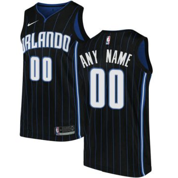 Custom Orlando Magic Swingman Black Alternate Statement Edition Jersey