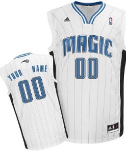 Custom Orlando Magic White Jersey