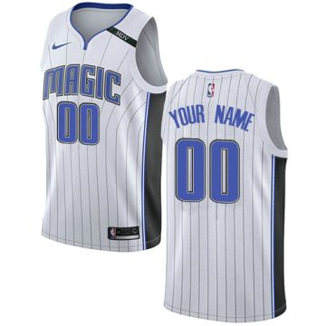Custom Orlando Magic White Association Edition Jersey