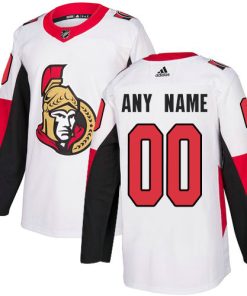 Custom Ottawa Senators White Jersey