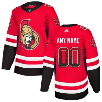 Custom Ottawa Senators Red Drift Fashion Jersey