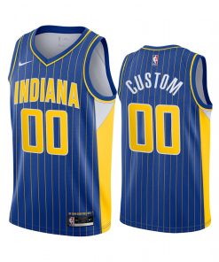 Custom Pacers Blue Swingman 2020-21 City Edition Jersey