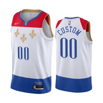Custom Pelicans White Swingman 2020 21 City Edition Jersey