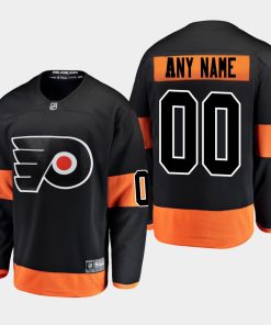 Custom Philadelphia Flyers 2019 Black Alternate Breakaway Player Jersey