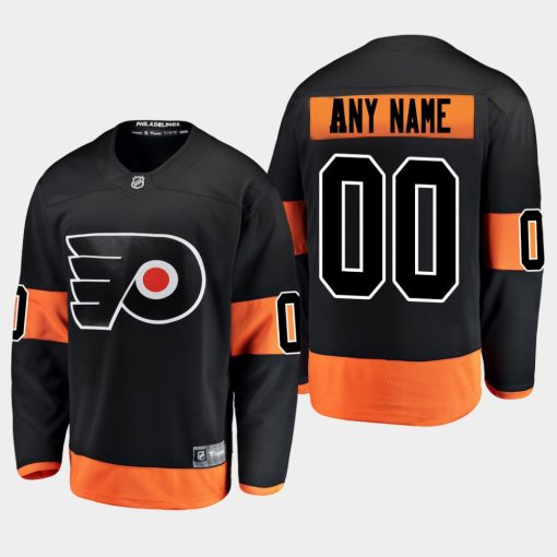 Custom Philadelphia Flyers 2019 Black Alternate Breakaway Player Jersey